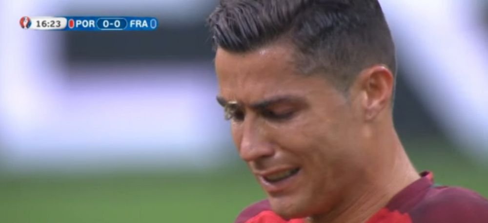 Cristiano Ronaldo, in lacrimi pe teren. Medicii au intervenit de urgenta