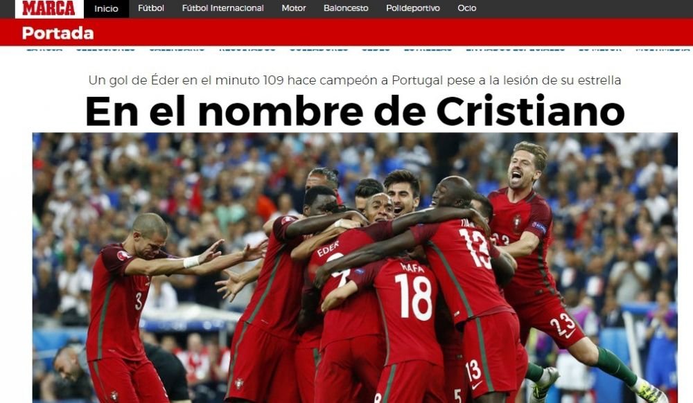 Moment GENIAL dezvaluit de Eder! Ce i-a spus Cristiano Ronaldo inainte de prelungiri. Ce scriu marile publicatii de sport din Europa dupa victoria istorica a Portugaliei_3