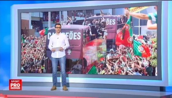 Scene senzationale la petrecerea Portugaliei! Ce a facut in fata fanilor si ce misiune a primit din Romania :)