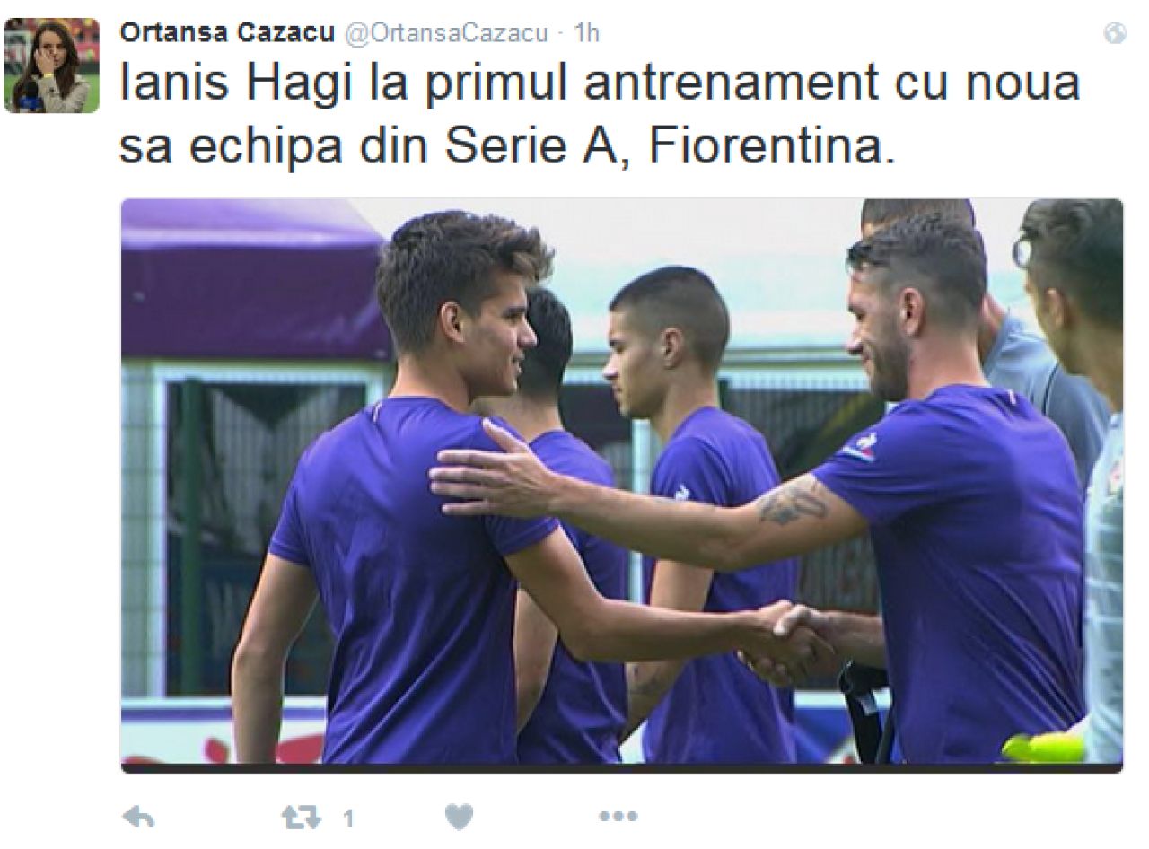 FOTO: Prima imagine cu Ianis Hagi la antrenamentul Fiorentinei! Cum a fost primit de jurnalistii italieni_3