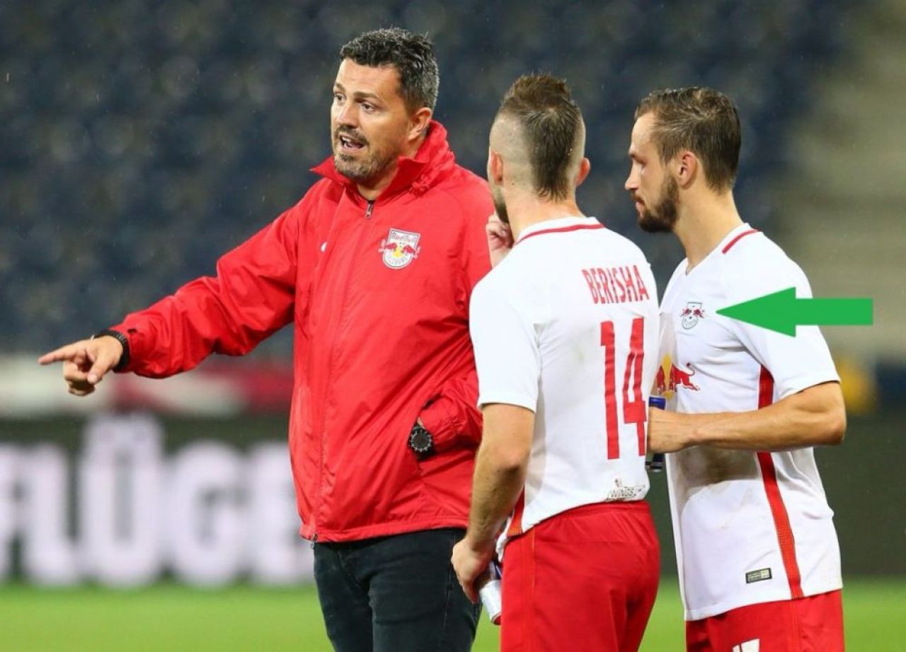 Imagine incredibila in preliminariile Champions League! Un fotbalist a jucat cu TRICOUL ALTEI ECHIPE intr-un meci de calificare. Nimeni nu s-a prins_1