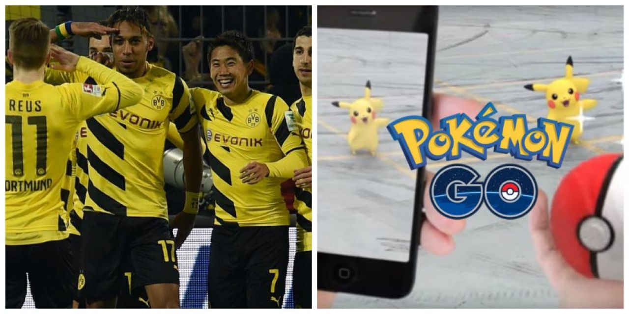 Ultima nebunie virtuala a ajuns si in fotbal. Jucatorii lui Dortmund vaneaza POKEMONI intre antrenamente :)) FOTO_2