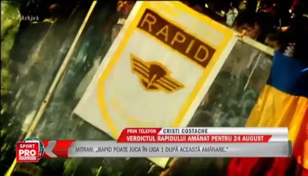 Cristi Costache despre decizia instantei in cazul Rapidului