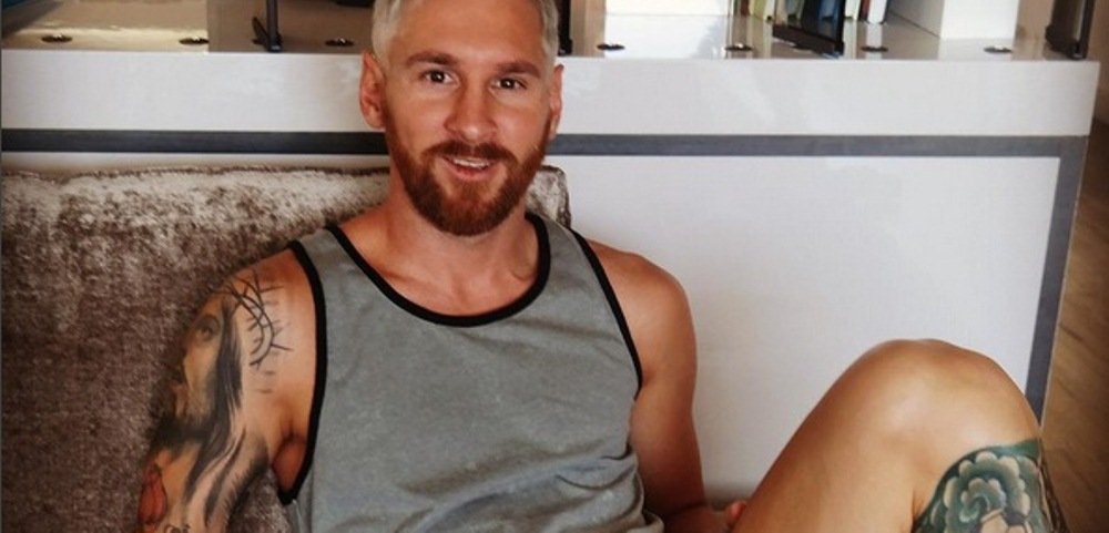 FOTO INCREDIBIL! Messi s-a facut POKEMON :) Starul Barcelonei s-a vopsit BLOND. Vezi cum arata_3