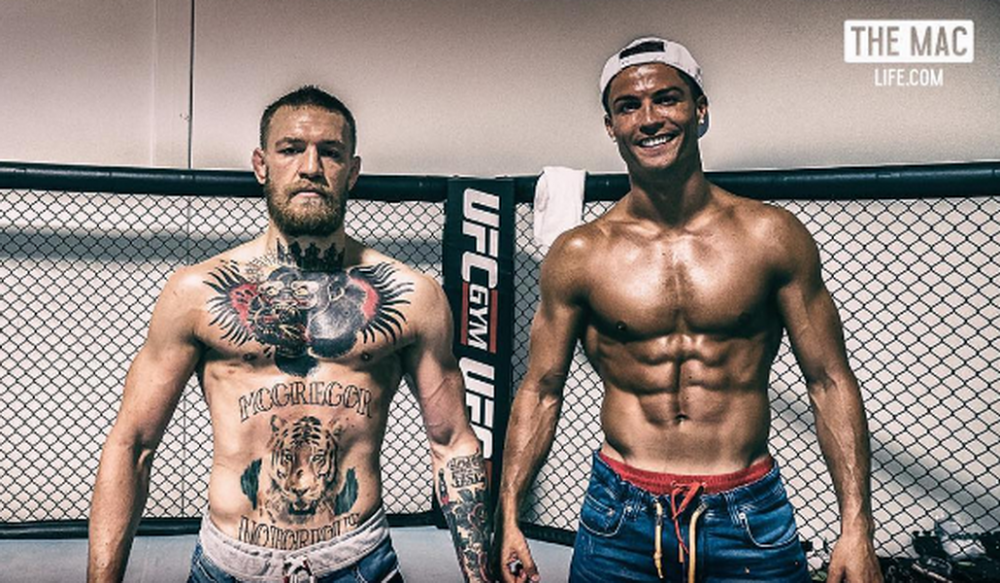 Ronaldo se antreneaza cu durul McGregor pentru noul sezon: a intrat in cusca de MMA la Vegas. Ce provocare i-a lansat irlandezul