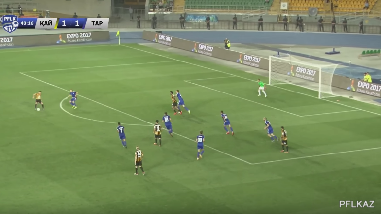 Talentul nu se pierde niciodata. Gol absolut genial marcat de rusul Arshavin in Kazakhstan: preluare cu calcaiul, dribling si lob peste portar