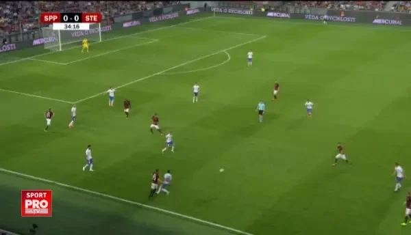 GOL SPARTA PRAGA! Sural marcheaza cu o lovitura de cap din 6 metri, dupa o lovitura de colt