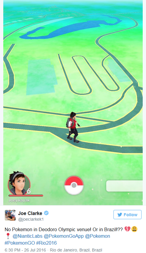 Olimpiada de la Rio pare blestemata! Dupa Zika, pericolul atentatelor si constructiile proaste din satul olimpic, inca o problema: NU EXISTA NICIUN POKEMON in zona! :)_2