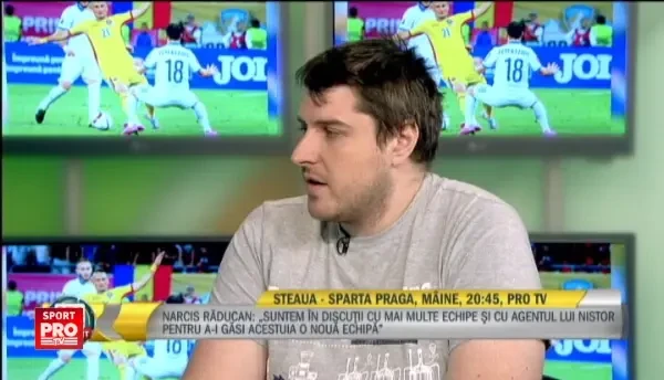 Mitrea, cel mai nou transfer al Stelei, a fost prezent la antrenamentul de la Domnesti inaintea meciului cu Sparta Praga