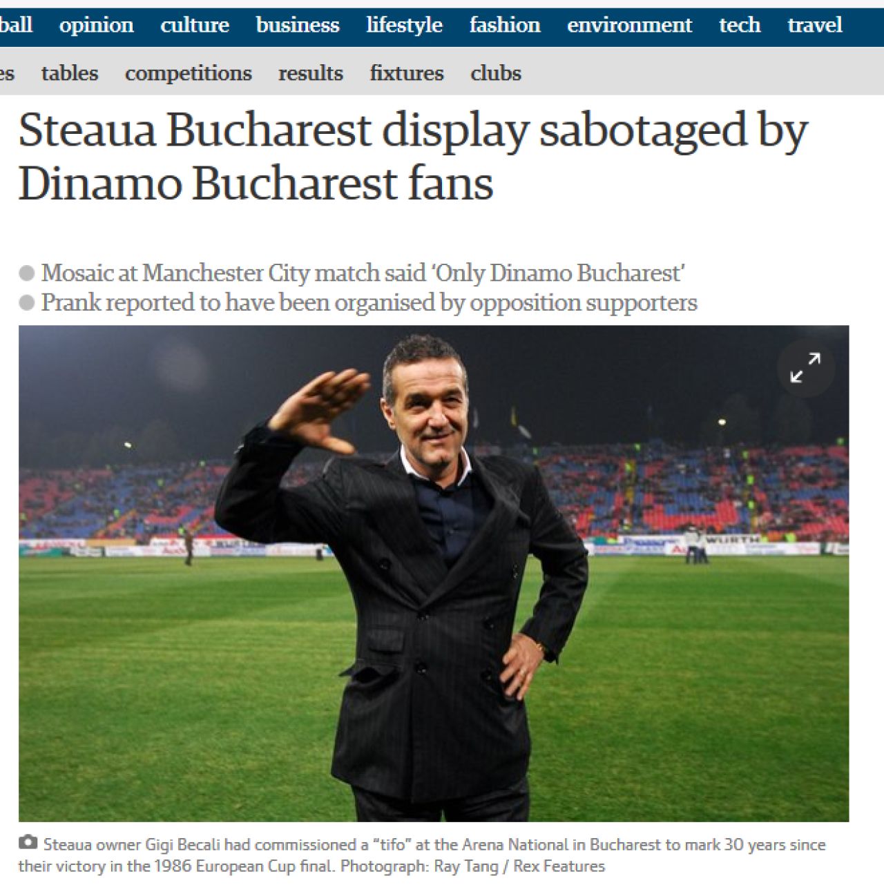 Cele mai importante publicatii din Anglia, Italia si America scriu astazi despre coregrafia umilitoare: