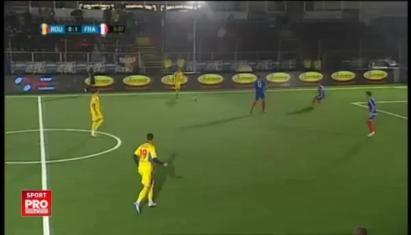 Romania 3-1 Franta la Europeanul de minifotbal! Burciu a marcat de doua ori, Chiper i-a dedicat golul tatalui sau! VIDEO