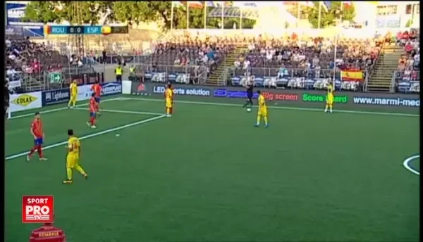 Rezumatul meciului Romania 1-1 Spania de la Europeanul de Minifotbal
