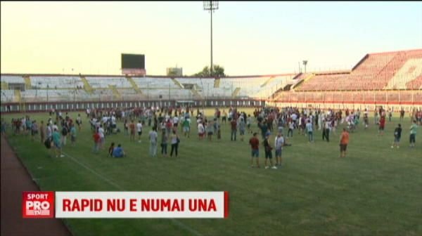 Dintr-un club falimentar, Rapid s-a transformat in trei echipe de liga a cincea! Toate sustin ca au palmaresul!