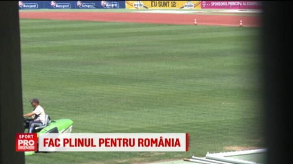 Cum arata gazonul de la Cluj cu doua zile inaintea debutului Romaniei in drumul spre Mondialul din Rusia