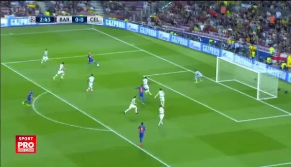 GOOOL Messi | Argentinianul deschide scorul in Barcelona - Celtic