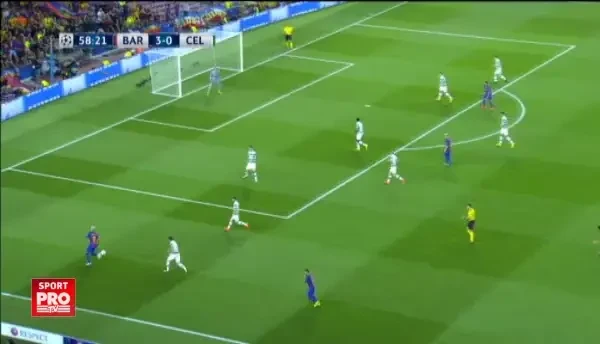 GOOOL Iniesta | Barca face 4-0 cu Celtic, pe Camp Nou