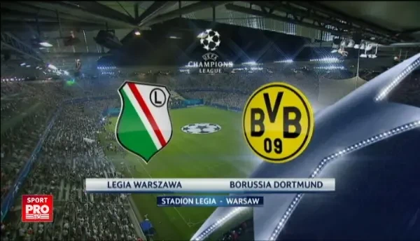 Legia 0-6 Dortmund. Vezi rezumatul VIDEO