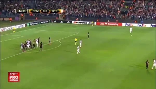 Faza absolut stupida la care Enache a primit rosu direct: stelistul avea deja un galben cand si-a lovit un adversar cu capul | VIDEO