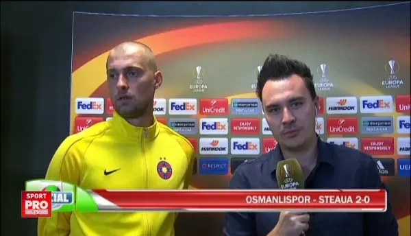 "Imi cer scuze colegilor pentru ca am facut penalty!" Tamas crede in calificare chiar daca Steaua a fost invinsa cu 2-0 in Turcia