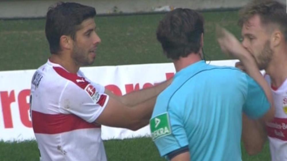 Faza zilei in Germania! Arbitrul i-a dat un COT IN FATA lui Maxim in timpul meciului. Ce s-a intamplat. FOTO