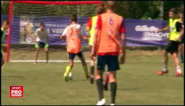 Gillette si Federatia Romana de Fotbal au inceput programul de scouting la nivel rural