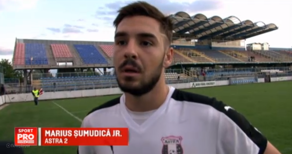 Sumudica, urmasul lui Alibec la Astra | INTERVIU cu Marius Sumudica Jr. Fiul antrenorului joaca la echipa secunda si vrea la prima formatie: Mai trebuie sa dea jos putin
