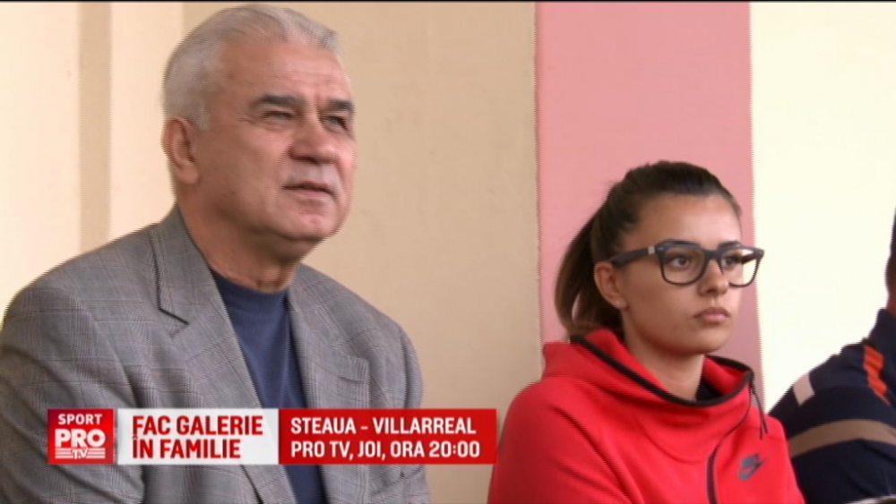 Steaua i-a tras teapa lui Tata Puiu! Fostul selectioner a venit sa-si vada fiul la echipa a doua, dar acesta nu a jucat. VIDEO