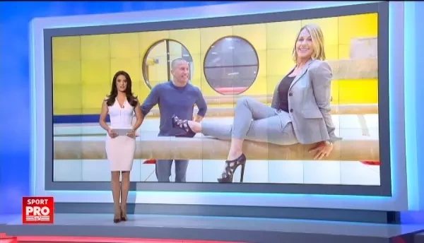 Nadia a facut pe tocuri exercitiul de 10 la paralele! VIDEO SENZATIONAL