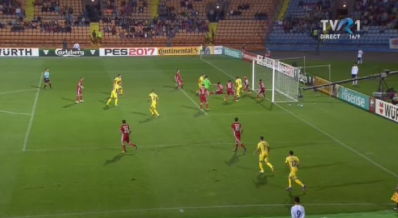 FOTO | Hent evident la faza la care armenii au ramas in 10, iar Stancu a deschis scorul din penalty. Vezi faza AICI_1
