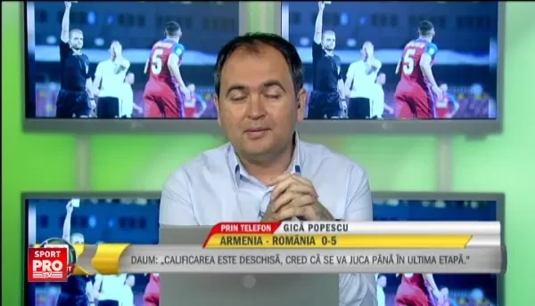 Gica Popescu apreciaza debutul lui Razvan Marin cu Armenia: "A aratat ca avem viitor. Si Rotariu poate fi o solutie pe viitor"