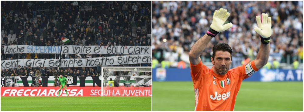 VIDEO | Un super mesaj al fanilor si un raspuns pe masura. Gigi Buffon a facut din nou minuni in poarta lui Juve: penalty aparat si alte doua goluri ca si facute SCOASE