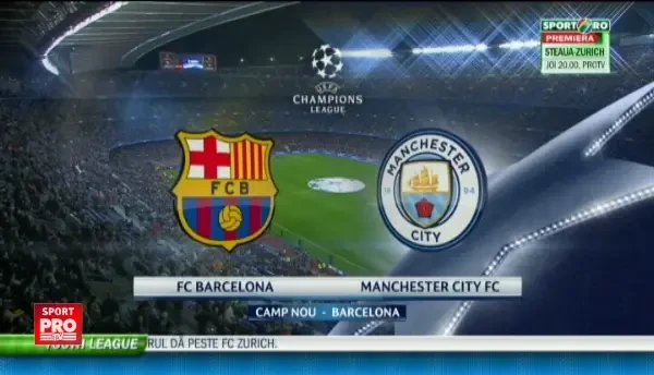 Barcelona 4-0 Manchester City, vezi rezumat