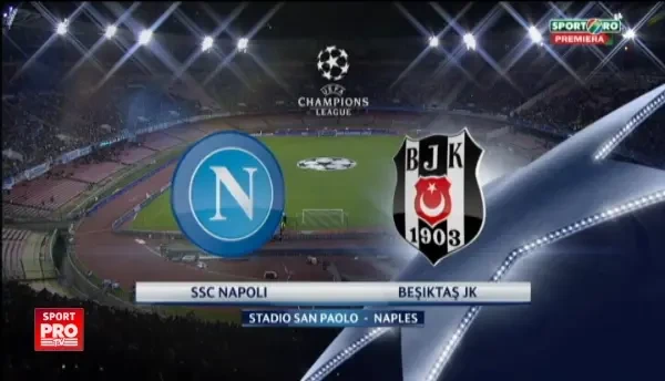 Napoli 2-3 Besiktas. Vezi rezumat