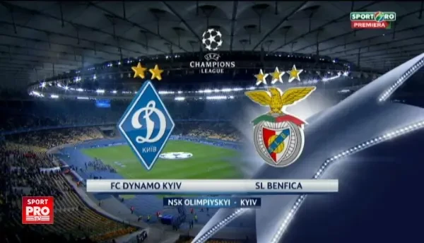 Dinamo Kiev 0-2 Benfica. Vezi rezumat