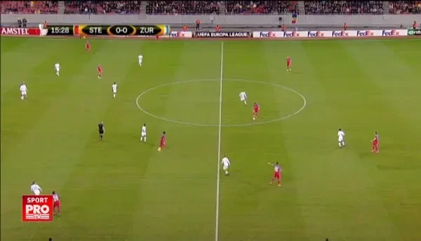Steaua - Zurich, min 16. Popa trimite in bara