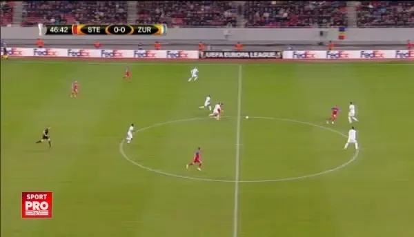 Steaua - Zurich, min 49. Popa trimite in bara dupa o cursa senzationala