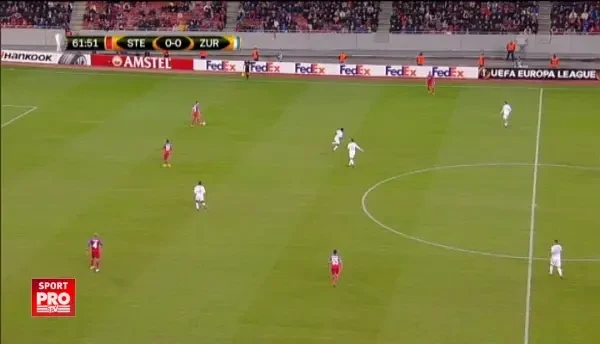 Steaua 1-0 Zurich. Golubovic deschide scorul in minutul 63