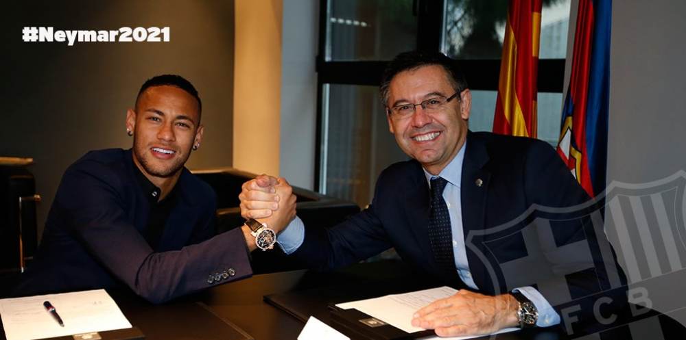 OFICIAL | Neymar si-a prelungit contractul cu Barcelona pana in 2021 si va fi unul dintre cei mai bine platiti jucatori din lume. Prima reactie a brazilianului