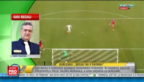 Atac fara precedent al lui Burleanu la Becali: "Nu e patronul Stelei! Doar un om din anturajul ei!" Replica lui Becali a venit imediat