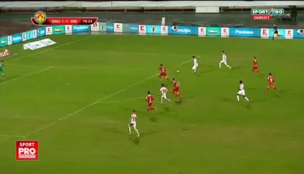 GOOOL Dinamo | Patrick Petre inscrie cu 10 minute inaintea finalului de meci