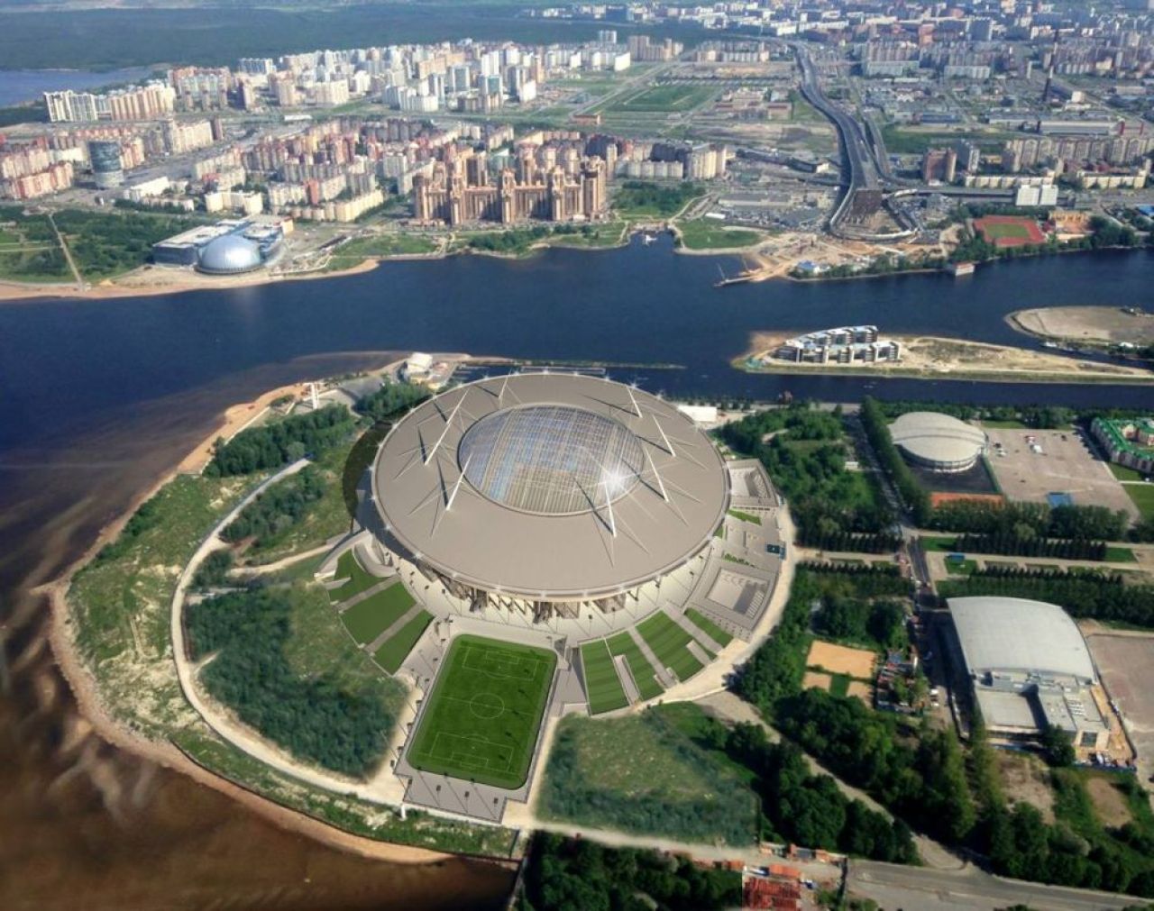 VIDEO Stadion nou pentru Mircea Lucescu! Zenit se muta pe o arena OZN de 1 miliard de euro: