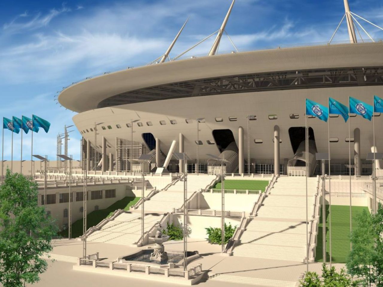 VIDEO Stadion nou pentru Mircea Lucescu! Zenit se muta pe o arena OZN de 1 miliard de euro: