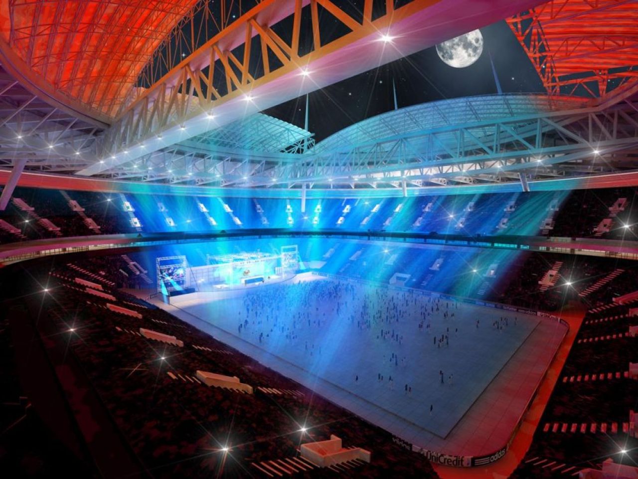 VIDEO Stadion nou pentru Mircea Lucescu! Zenit se muta pe o arena OZN de 1 miliard de euro: