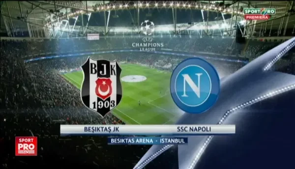 Besiktas 1-1 Napoli. VIDEO REZUMAT