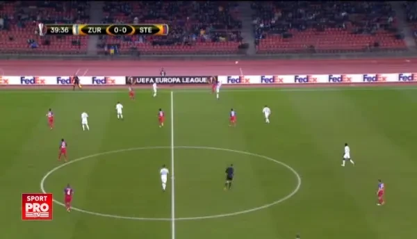 Zurich - Steaua, min 40. Ratare Cavusevic