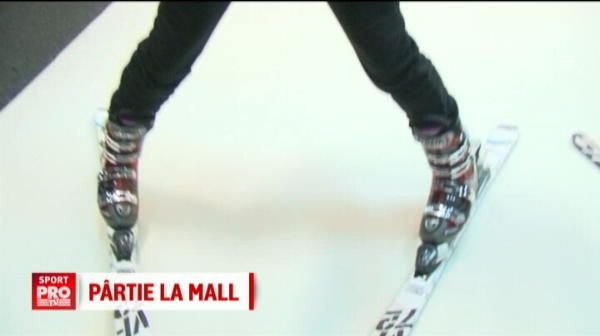 VIDEO Uriasii campioanei Romaniei la rugby s-au dat cu skiurile...in mall. Ce au facut sportivi de la Timisoara Saracens