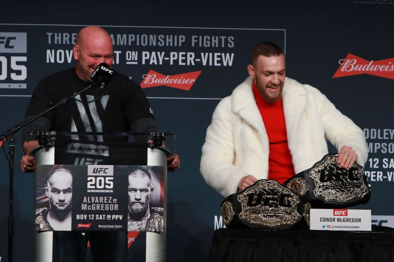 Aparitie halucinanta a lui Conor McGregor, inainte de meciul de duminica.