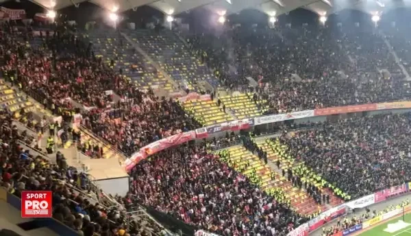 VIDEO: Atentie, imagini dure! Lovituri devastatoare in peluza, momentul in care polonezii i-au ATACAT pe romani. Cum au ZBURAT ultrasii printre scaune