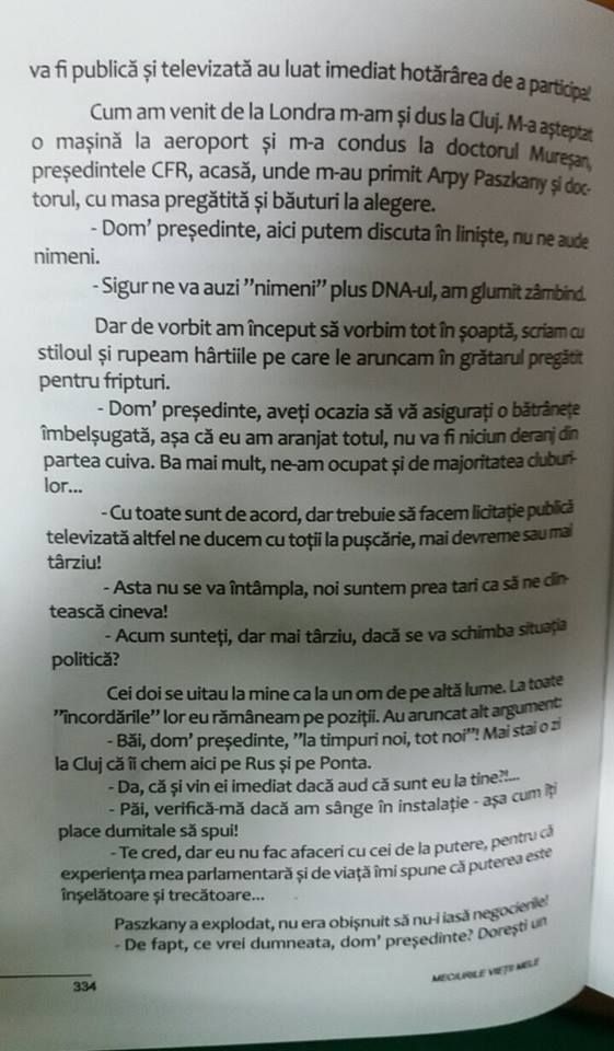 'Stai ca-i chem aici pe Rus si pe Ponta. Nu-ti dau mai mult de 4 milioane!