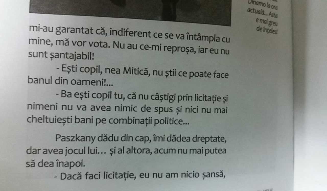 'Stai ca-i chem aici pe Rus si pe Ponta. Nu-ti dau mai mult de 4 milioane!